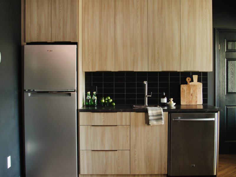 Basement bar for entertaining